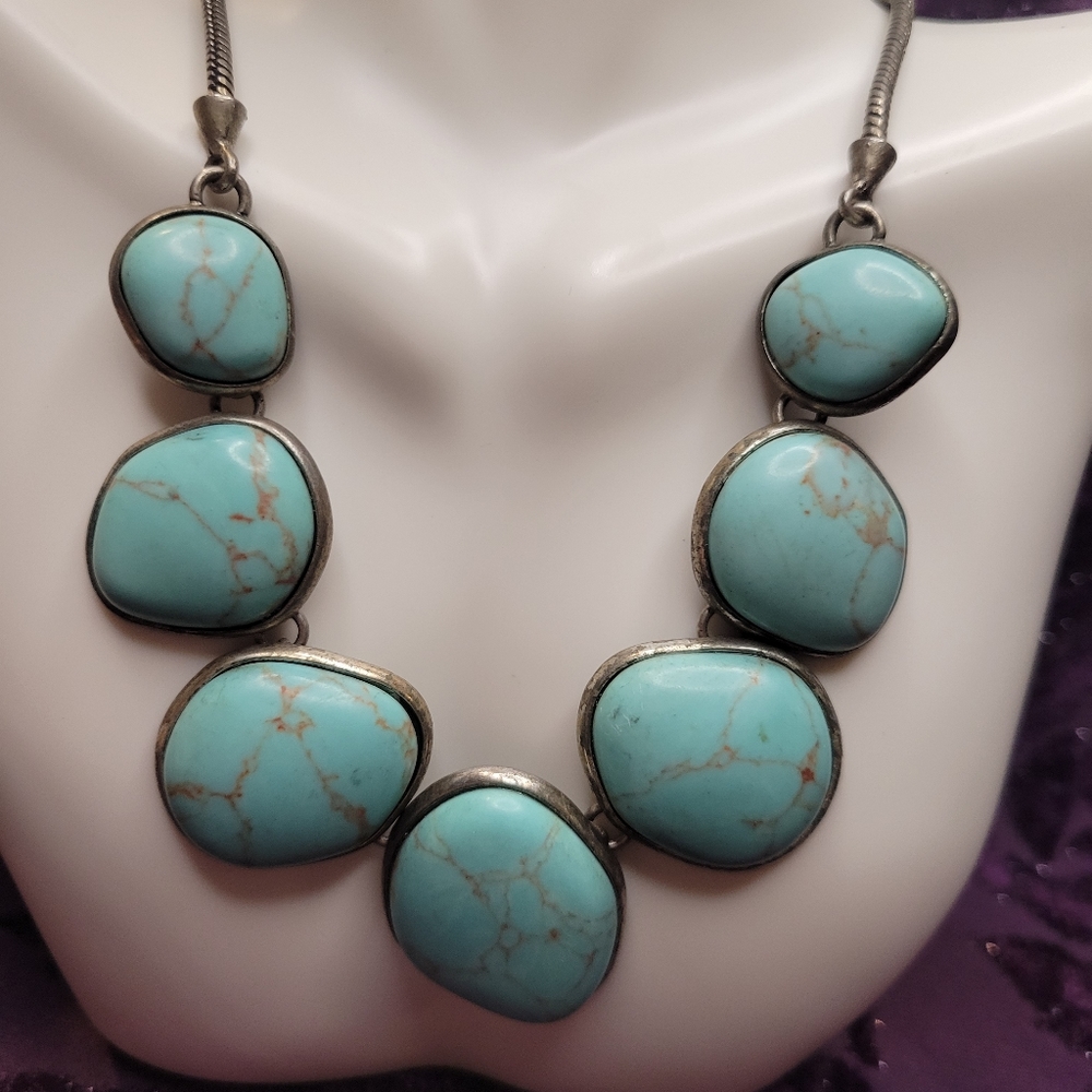 Lucky Brand Turquoise-colored Necklace